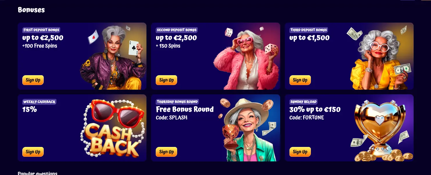 Přehled uvítacích a pravidelných bonusů Spingranny Casino